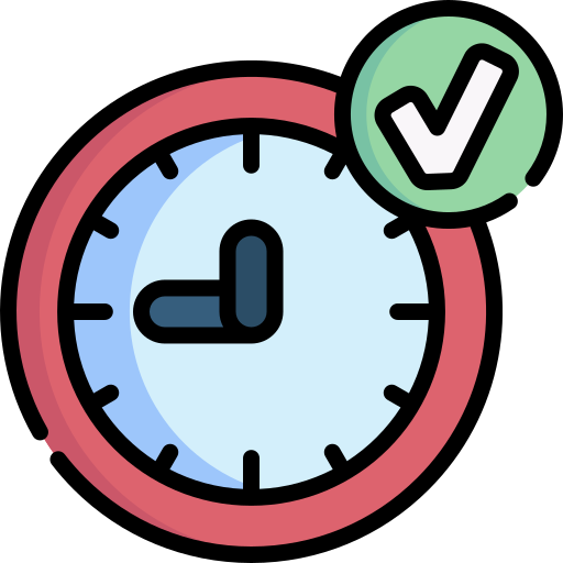 On-time service icon